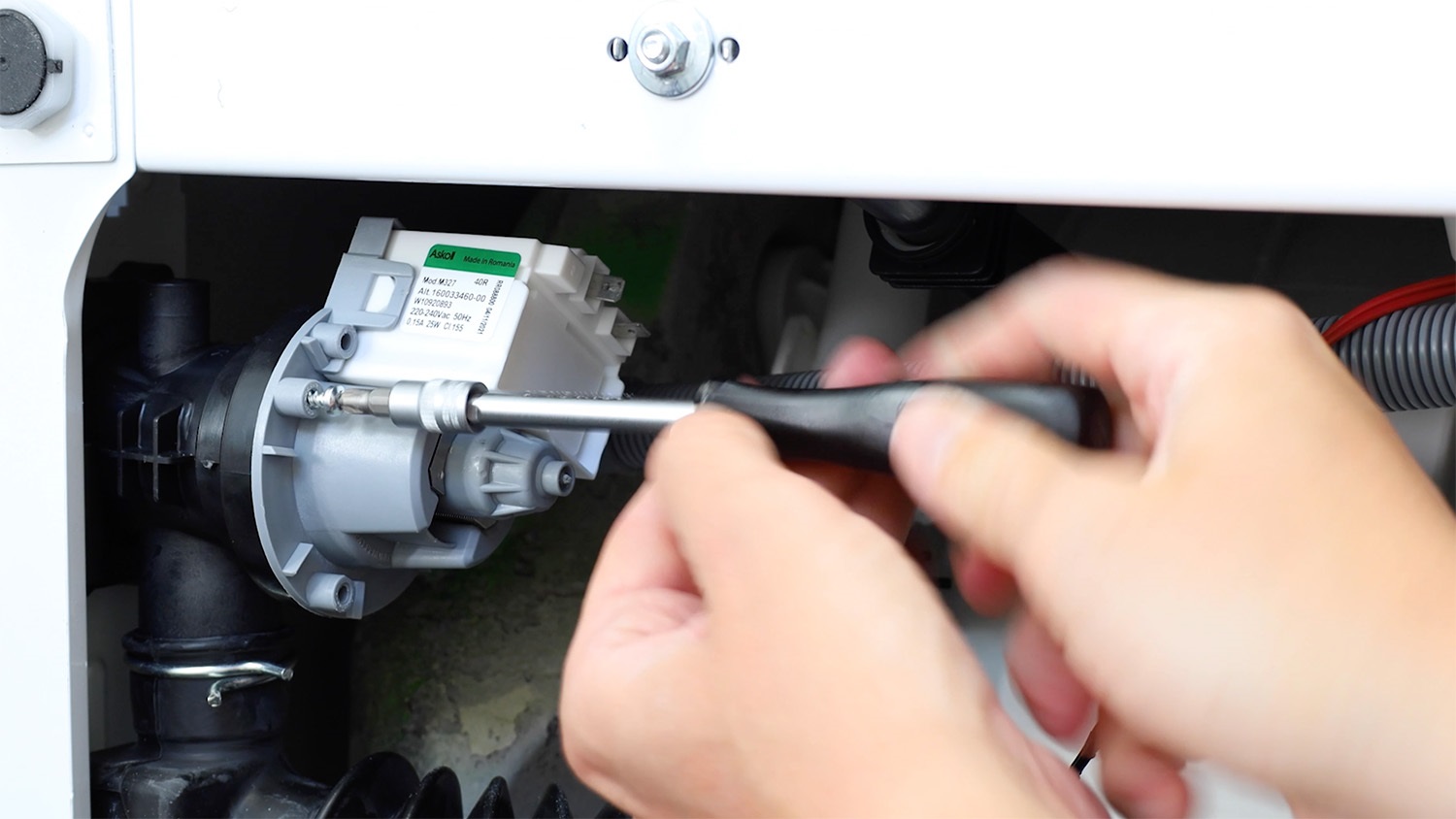 Remove screws from drain pump